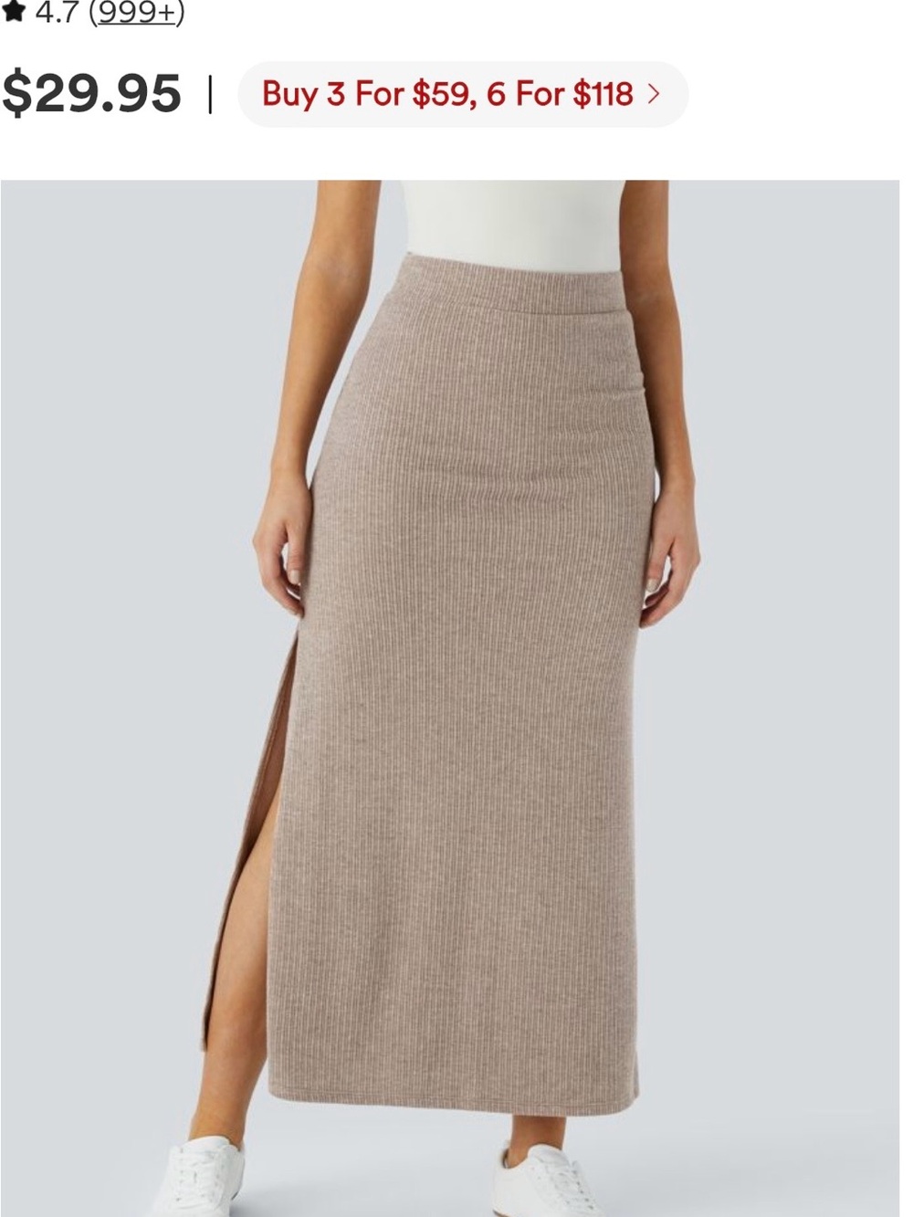 NWT HALARA HIGH WAISTED A LINE MAXI SKIRT
